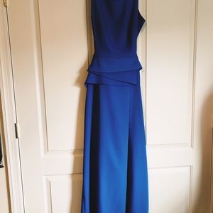 Royal blue BCBGMaxazria gown